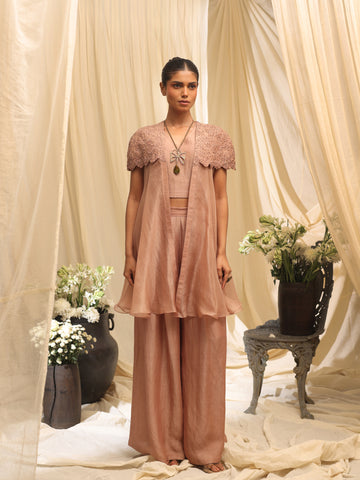 Golden Cloud Cape co-ord set