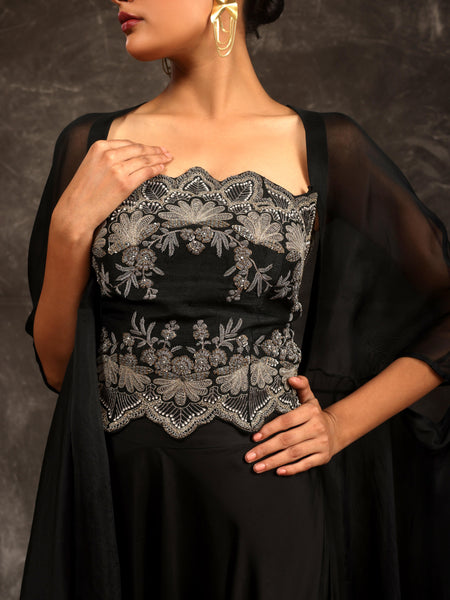 Aurum vine corset set