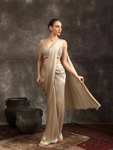 Grove saree with botanica blouse