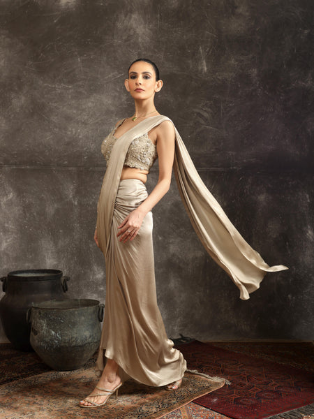 Grove saree with botanica blouse