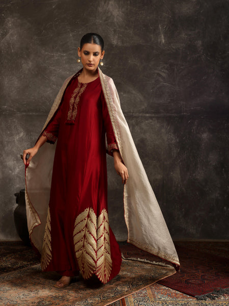 Radiant foliage kurta set