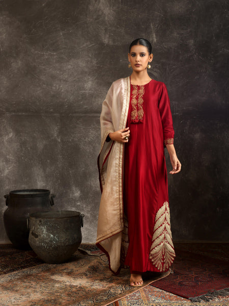 Radiant foliage kurta set