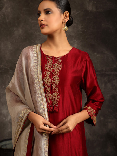 Radiant foliage kurta set