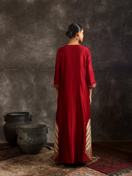 Radiant foliage kurta set