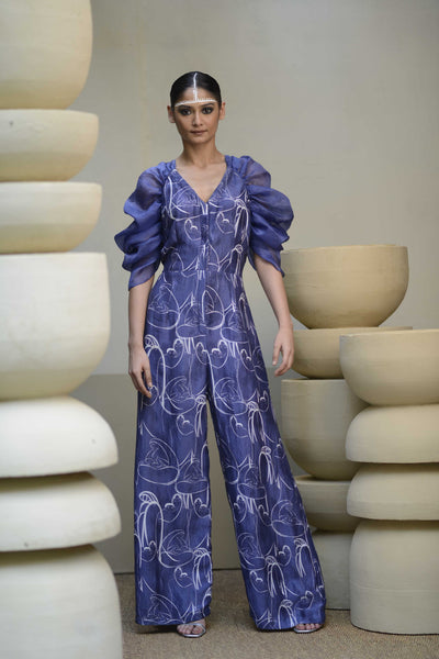 Printed jumpsuit.