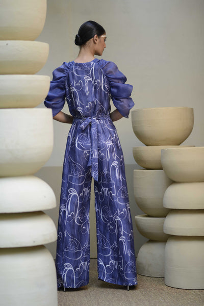 Printed jumpsuit.