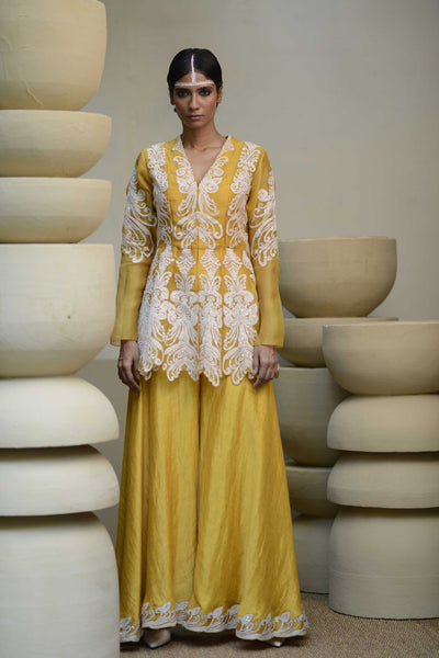 Peplum and sharara.