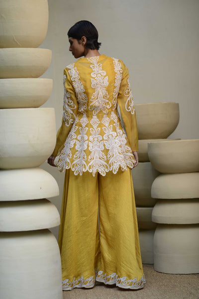 Peplum and sharara.
