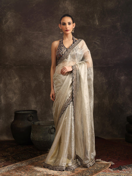 Shadowleaf saree with blouse