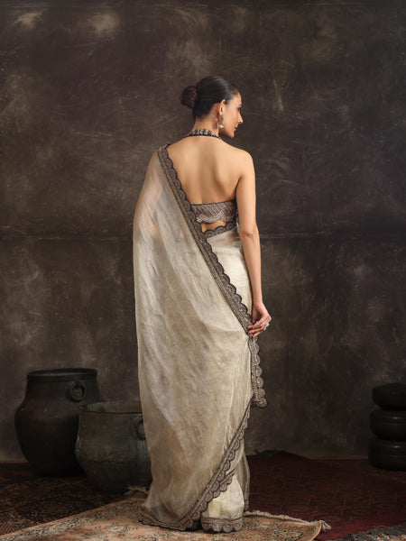 Shadowleaf saree with blouse
