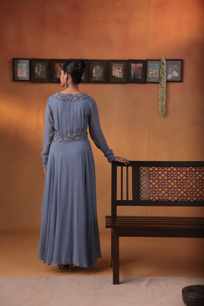 Noorani drape dress
