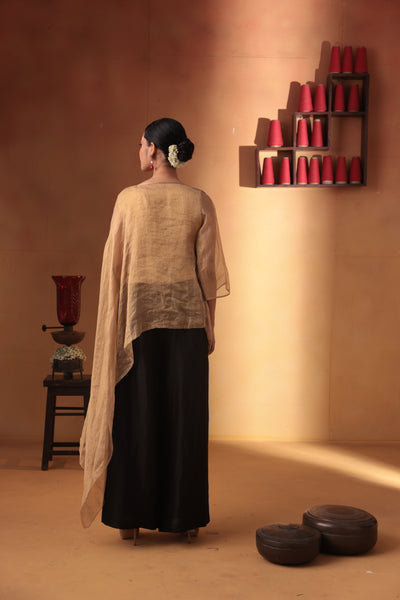 Aashman drape top with palazzo