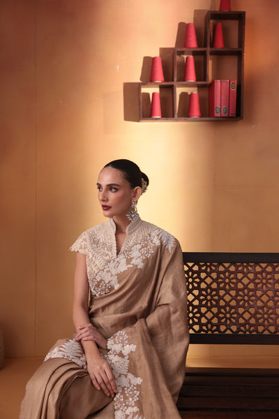 Noor-e-nisbat saree set