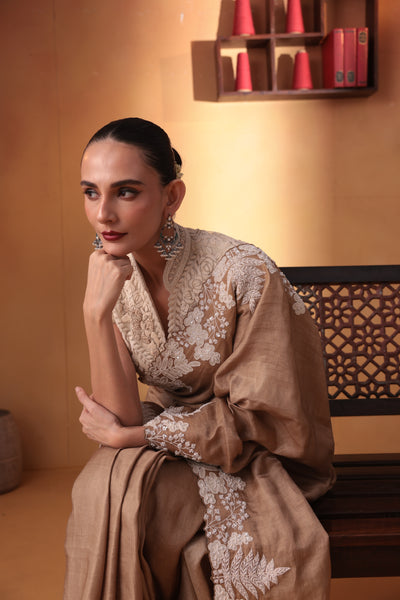 Noor-e-nisbat saree set
