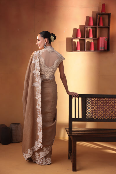 Noor-e-nisbat saree set